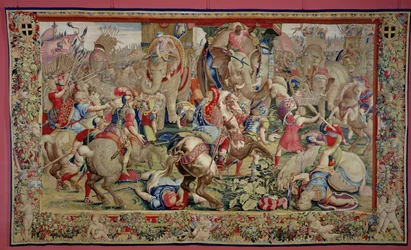 Slaget ved Zama, av Giulio Romano